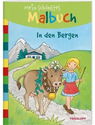 Produktbild von Mein schönstes Malbuch. In den Bergen