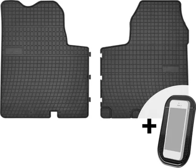 Productafbeelding van Autovergrendelmatten, vloermatten, op maat gemaakte set bestaande uit 2 delen - geschikt voor Nissan Primastar, Opel Vivaro, Renault Trafic II vanaf 2001