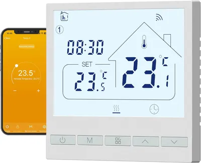 Produktbild von BEOK CONTROLS Smart Thermostat Heizungsthermostat Raumthermostat WiFi Intelligente Thermostate Für Gaskessel und Wasser Fußbodenheizung Kompatibel Alexa,Google Assistant 3A TOL47WIFI 230v