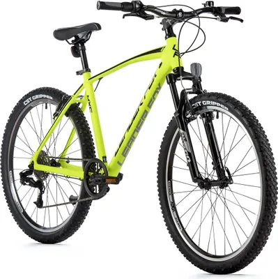 Produktbild von 26 Zoll Alu MTB Fahrrad Leader Fox MXC 8 Gang S-Ride Neon Gelb Rh 36 cm