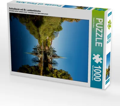 Produktbild von Calvendo Schloßteich mit St. Lambertikirche 1000 Teile Puzzle hoch 480x640mm, Renken Erwin; 7424154
