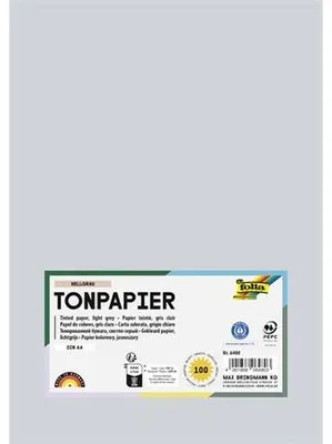 Obrázok produktu pre Folia 6480 Hlinený papier A4 svetlosivý