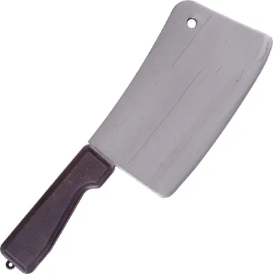 Produktbild von Gruseliges Metzgerbeil Kostümzubehör silber-schwarz 25 cm lang