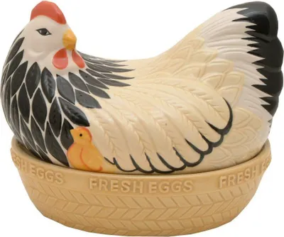Produktbild von MASON CASH Eierschale mit henförmigem Deckel gesprenkelt