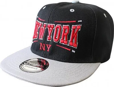 Produktbild von Baseballcap mit Stick - New York - 69210 schwarz - Snapback