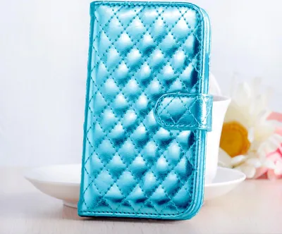 Produktbild von Samsung Galaxy J5 2017 Karo Metallic Tasche TÃ1/4rkis