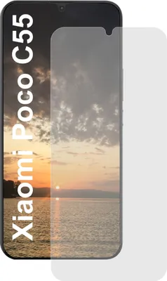Immagine prodotto di 3x protezione dello schermo cristallino per Xiaomi Poco C55 - protezione antibatterica dello schermo cristallino premium
