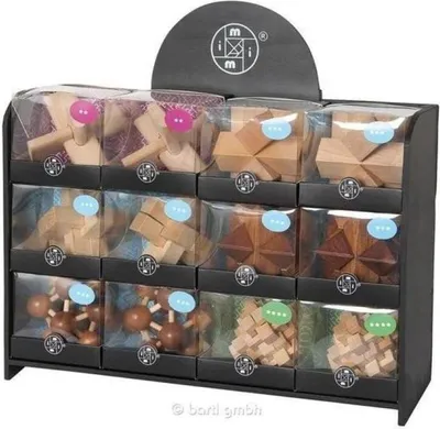 Obrázok produktu pre Drevený hlavolam 3D mix druhov