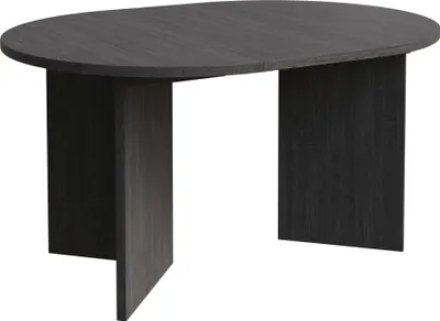 Produktbild von Selsey Ovo – Ausziehbarer Esstisch, rund, 110–190 x 110 cm, Holzoptik Esche Portland
