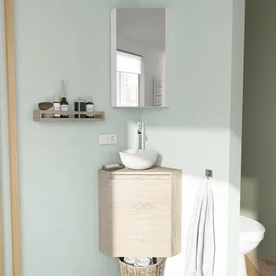 Immagine prodotto di Lavabo angolare SORRENTO + lavabo + mobile
