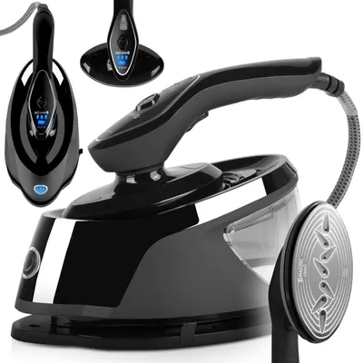 Imagen del producto de Plancha MalTec con generador de vapor SteamCare, 2500 W, negra, Imagen generada por IA