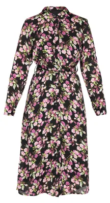 Image de Robe pour femme EVER - Noir multicolore, XXL