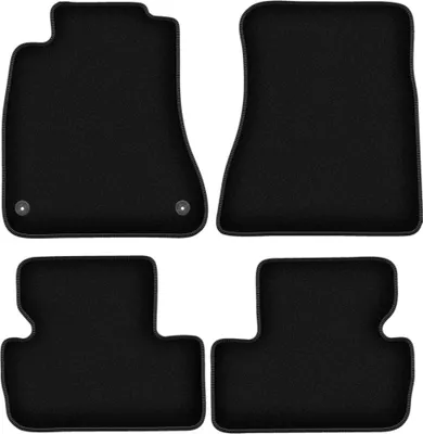 Immagine prodotto di Tappetini in velluto per Lexus IS II (2005-2013, berlina) neri, set 4 pz, con fissaggi