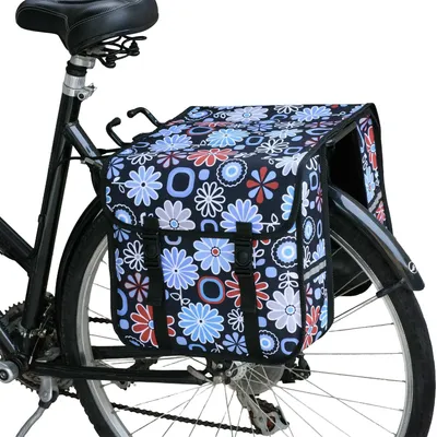 Image de Omgoods - Sacoches de vélo doubles, 26 litres, résistantes à l'eau, pour porte-bagages