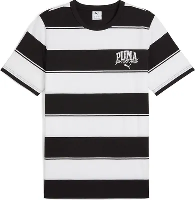 Produktbild von Puma Class Stripe Aop Kurzarm-t-shirt Weiß,Schwarz XL Mann Weiß,Schwarz XL