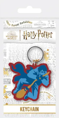 Image de Porte-clés en caoutchouc Harry Potter - Balai