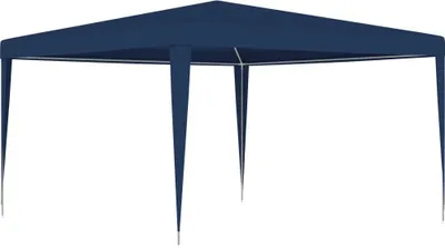 Produktbild von Partyzelt 4 x 4 x 2,75 m Blau PE/Eisen UV-beständig wasserfest