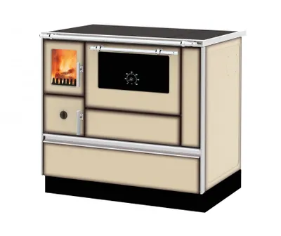 Obrázek produktu pro ALFA PLAM, sporák ALFA 90H ECO DOMINANT, teplovzdušný 7 kW, pravý, capuccino