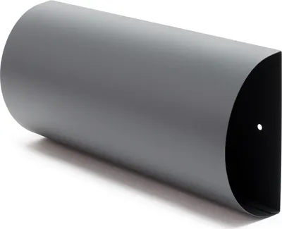 Produktbild von Wiltec Zeitungsfach V1 Anthrazit 375 x 85 x 175 mm, zur Wandmontage, aus pulverbeschichtetem Stahl