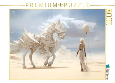 Produktbild von CALVENDO Puzzle Surrealismus trifft Pferdefans | 2000 Teile Lege-Größe 90 × 67 cm Foto-Puzzle für glückliche Stunden