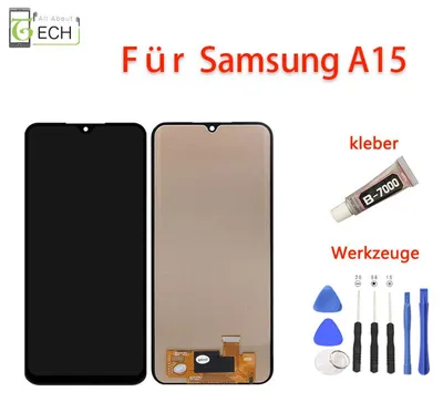 Produktbild von Für Samsung Galaxy A15 SM-A155F Display LCD  Touchscreen + Werkzeuge und Kleber