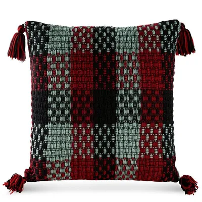 Obrázek produktu pro Povlak na polštář Eurofirany zelený červený 45 cm x 45 cm
