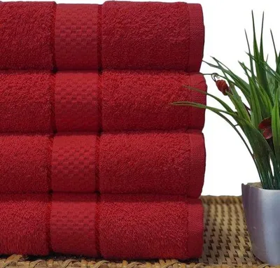 Produktbild von Famanu Badetuchset - 4 große Handtücher aus 100% Baumwolle