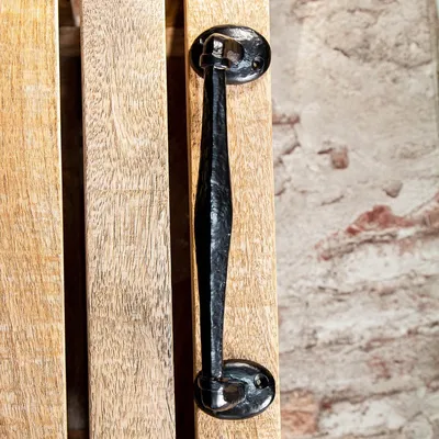 Produktbild von Möbelgriff, Schwarz, Möbelgriffe antik - Schubladengriff, Stoßgriffe, 23,5 cm