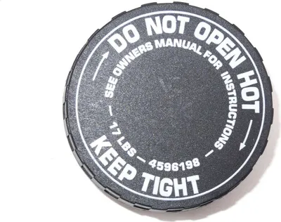 Produktbild von Kühlmedium Reservoir Tankkappe für Jeep Guide Chrysler Wasserkesselabdeckung 4596198 Schwarz