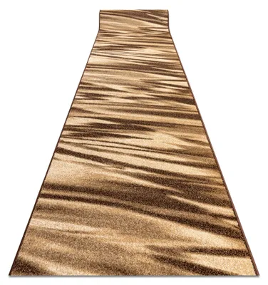 Imagen del producto de Alfombra de pasillo KARMEL FRYZ - ARABICA  80 cm marrón 80x460 cm