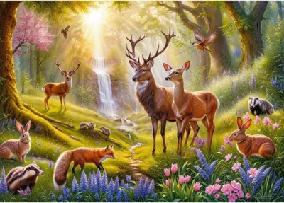 Immagine prodotto di Puzzle CHERRY PAZZI Cuore della foresta 500 pezzi