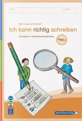 Produktbild von Mein Lupenschreibheft 1 - Ich kann richtig schreiben - Ausgabe mit Artikelkennzeichnung (DaZ)