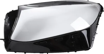 Produktbild von Scheinwerferabdeckung Nr. 2539061501 Auto Frontscheinwerfer Linse Klarglasabdeckung für Mercedes Benz W253 GLC 2016-2019 PC Schwarz Klar