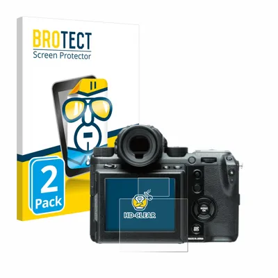 Produktbild von 2x Für Fujifilm GFX50S Schutzfolie BROTECT Displayschutz Display Schutz Folie Klar Transparent