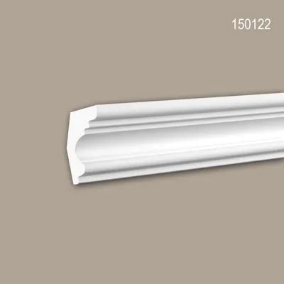 Produktbild von PROFHOME 150122 Eckleiste aus Polyurethan Deckenleiste Stuckleiste 2 m