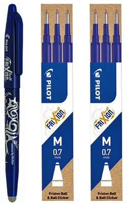 Produktbild von PILOT Frixion Radierbarer Kugelschreiber Blau + 6 Minen