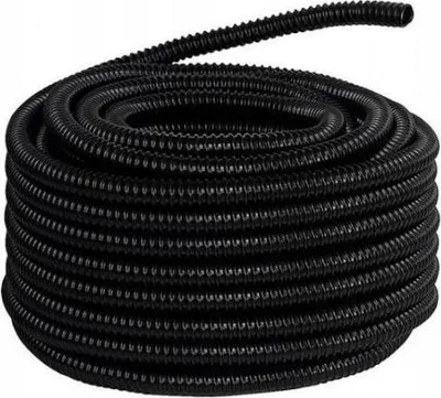 Produktbild von Schwarze Spiralleitung 10/7, 1m Kabelschutz LDPE