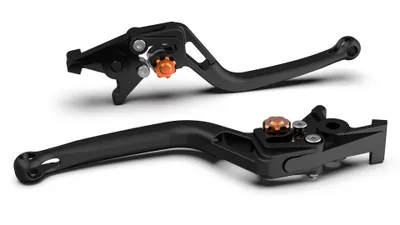 Produktbild von LSL Kupplungshebel BOW L31,schwarz perlgestrahlt/orange