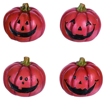 Produktbild von Mini Halloween Kürbis Figur als Dekoration 4cm 1 St.