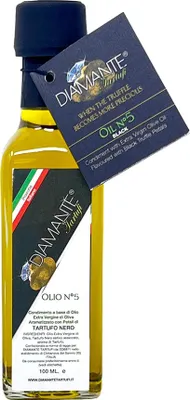 Produktbild von DIAMANTE TARTUFI Olivenöl mit Schwarzem Trüffel, 100ML - Gourmet Luxus