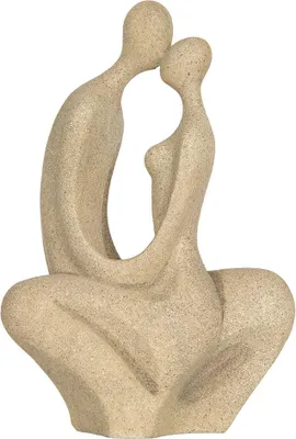 Image de Clayre & Eef Figurine de décoration 16x8x25 cm Beige Plastique