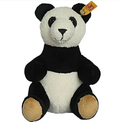 Produktbild von Steiff - 683589 - FAO Schwarz Panda, sitzend, 13cm, Plüsch