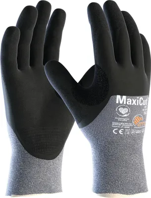 Produktbild von ATG® MaxiCut® Oil? Schnittschutz-Strickhandschuhe (44-505) 10, schwarz/blau