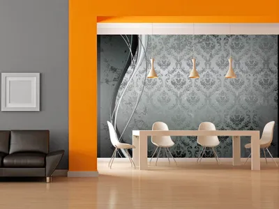 Produktbild von Vlies Fototapete Ornament silber schwarz weiß gold blau 400x280 cm – Moderne Vliestapete, Tapete für Wohnzimmer, Wanddeko, Flur f-A-0069-a-b