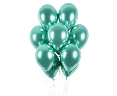 Zdjęcie produktu dla Balony chromowane Zielone, GB120, 33 cm, 50 szt.