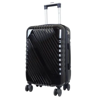 Produktbild von Hartschalenkoffer Genua Handgepäck 34L 55cm Kabinenkoffer mit 4 Rollen ABS/Polycarbonat schwarz