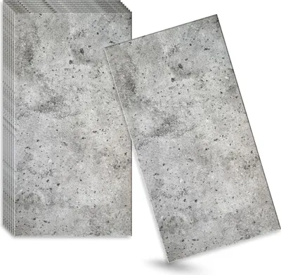 Zdjęcie produktu dla Verdico | Panele ścienne z polistyrenu 3D - Szary - 100x50 Cm - 10 sztuk - Beton architektoniczny - 5 m2