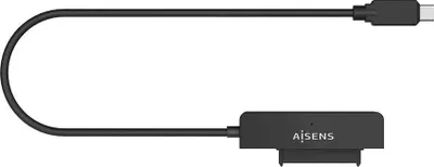 Produktbild von AISENS ASE-25C04B, HDD-Gehäuse, 2.5", SATA, Serial ATA II, Serial ATA III, 5 Gbit/s, USB Anschluss, Schwarz