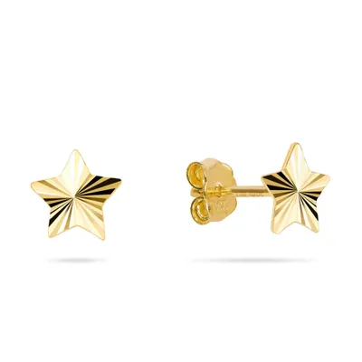 Produktbild von Ohrstecker Stern echt Gold 333 (8 kt)