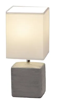Zdjęcie produktu dla Lampka nocna do sypialni popielata E14 Orlando 4458 Rabalux